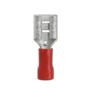 TERMINAL ROJA HEMBRA .250 22-16 AWG #186 (FEFR)