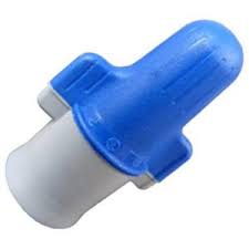 Conector resorte 3m azul/gris #14 a #6