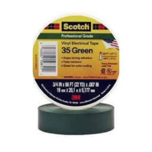 Tape 3M 35 verde 19mmx20mts