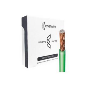 CABLE THHN #10 VERDE ENERWIRE UL CAJA